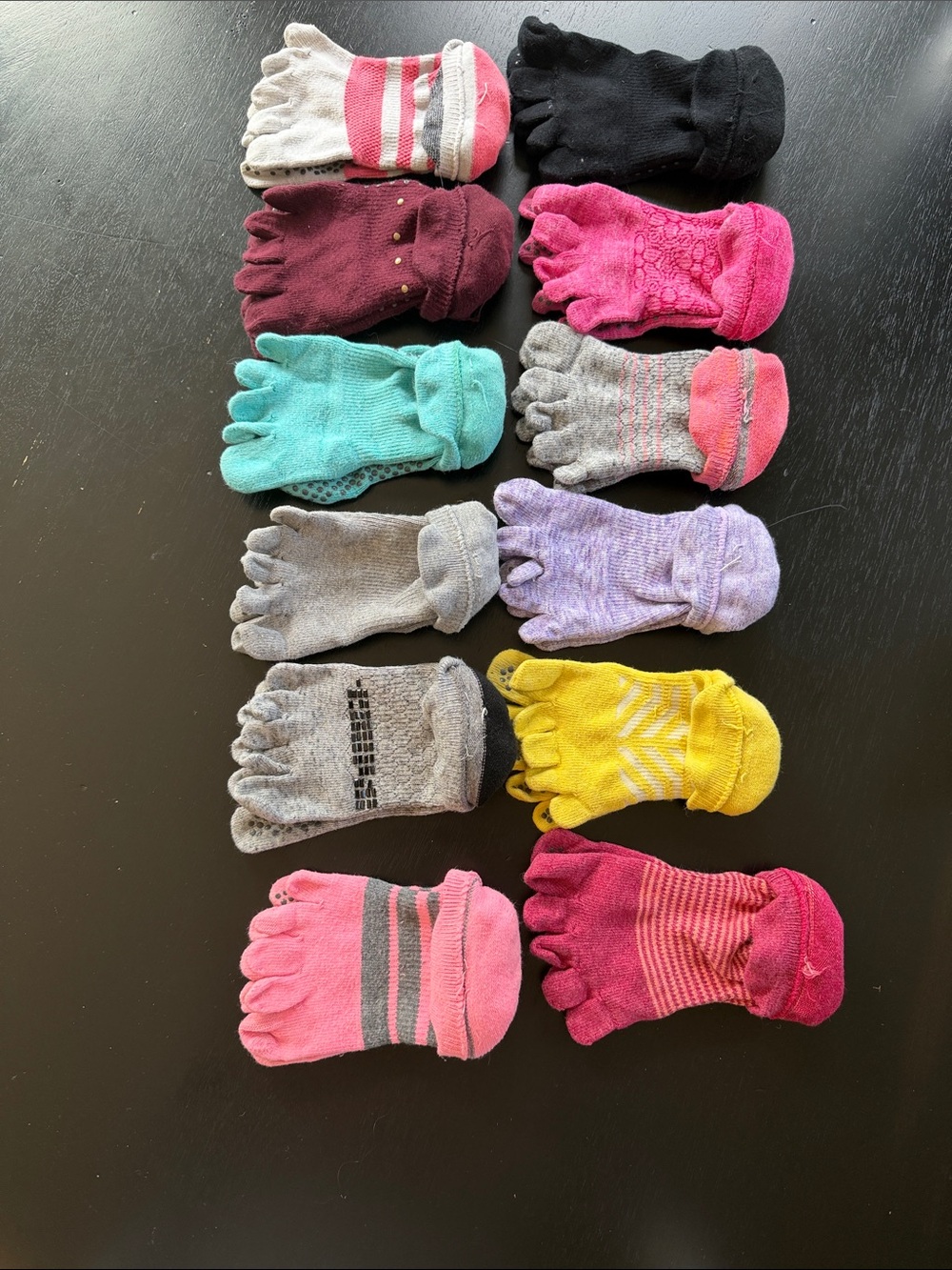 Five-Toe Grip Socks Pack - Multicolor